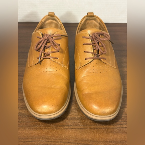 Amberjack Shoes Mens Size 9.5 The Original Oxford Dress Brown Leather - Picture 3 of 8